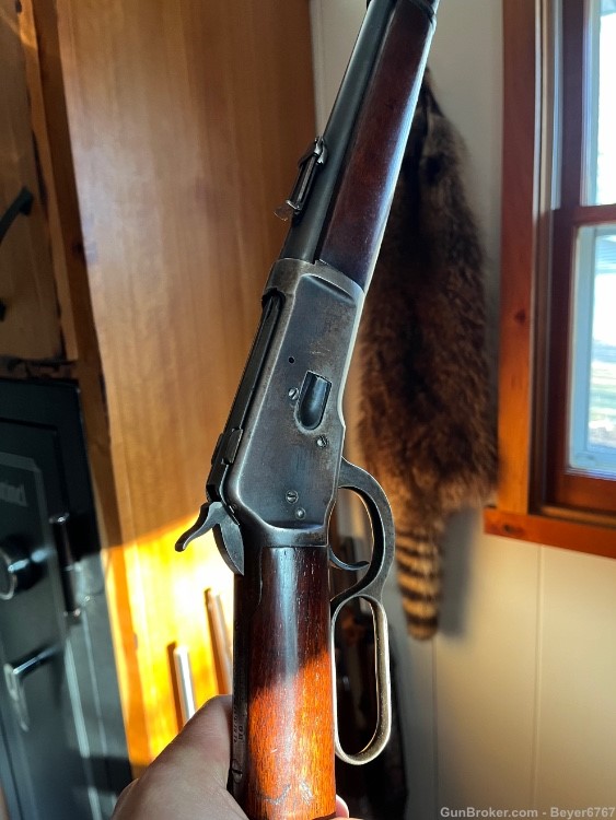 Winchester model 1892 saddle ring carbine 25-20 made 1921-img-0