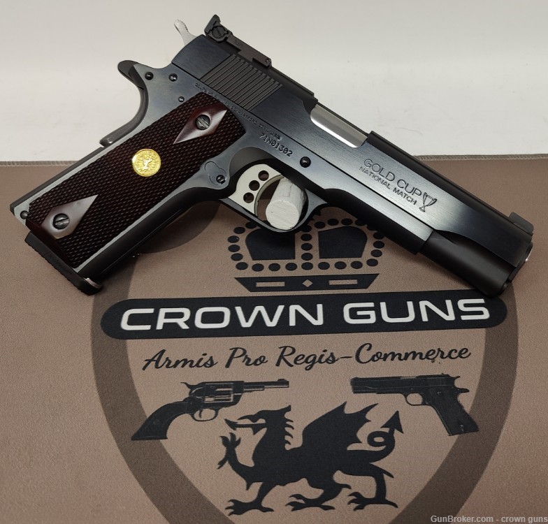 Colt 1911 Gold Cup National Match, Series 70, in 45acp RARE & EXCELLENT-img-0