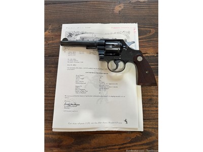 Colt Official Police Michigan State Police Factory Letter Rare