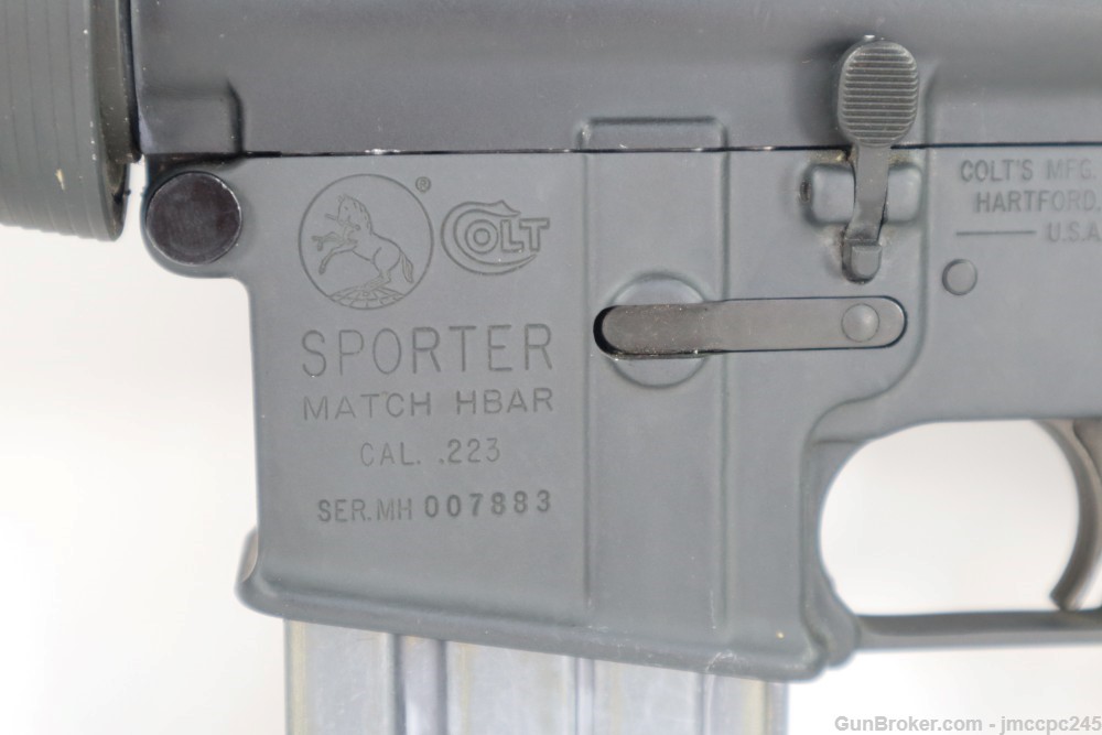 Rare Nice Pre-ban Colt Sporter Match Hbar 5.56 Nato .223 Rem Rifle Pre 1994-img-8