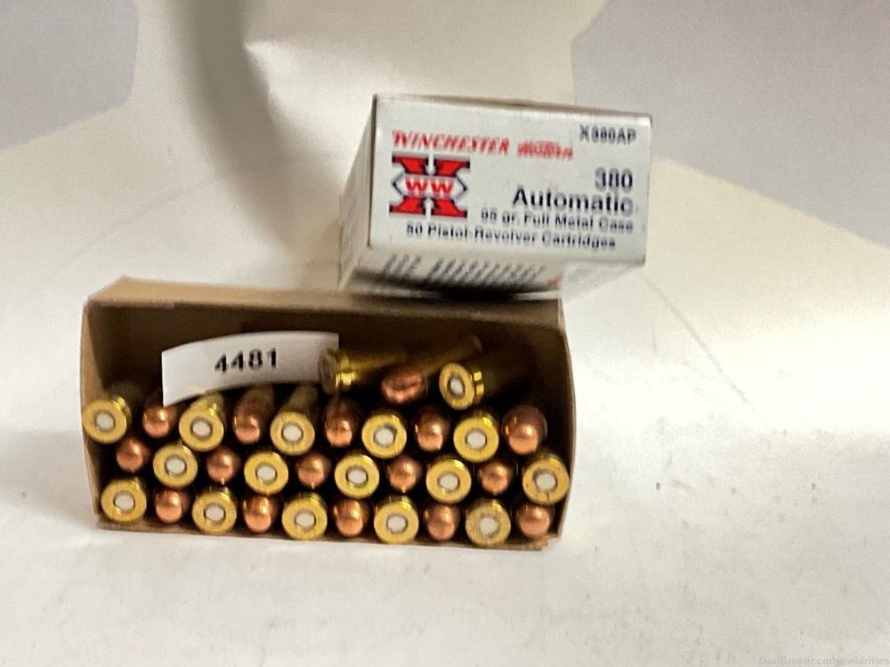 380 Auto by Winchester Webstern FMJ 95fgr-img-0