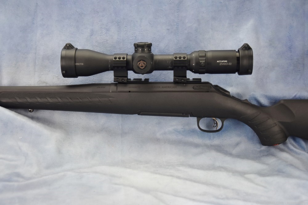 Ruger American .270 Rifle 22" w Accufire EVRO 12 FFP 3-12x44 Hunting Scope -img-11