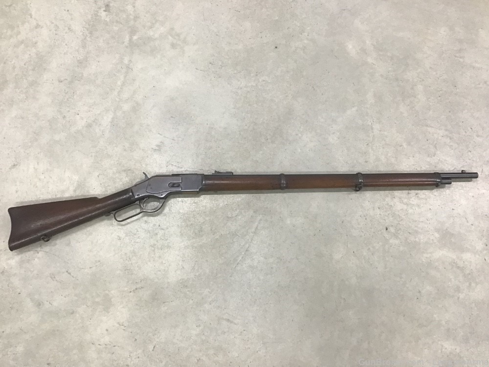 Winchester Model 1873 Musket .44-40 Made 1903 Nice Bore! C&R-img-0