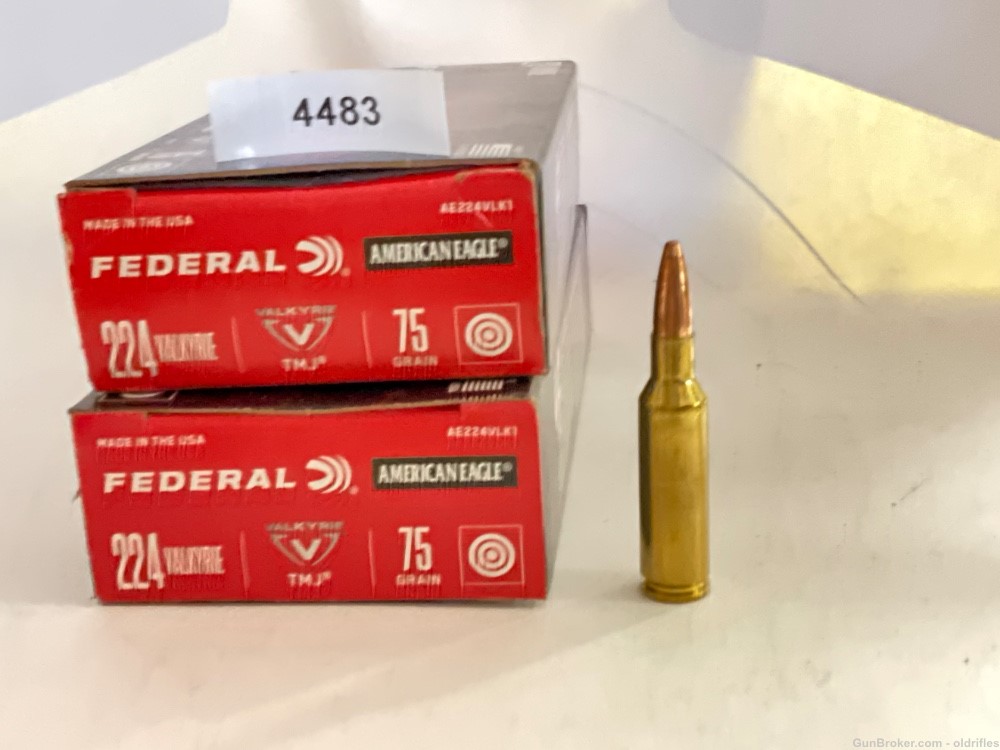 224 Valkyrie by Federal 75gr FMJ 40rds-img-0