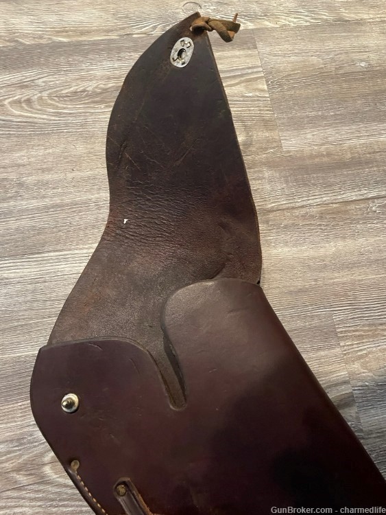 Vintage Leather Rifle Scabbard-img-3