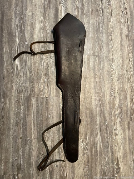 Vintage Leather Rifle Scabbard-img-0