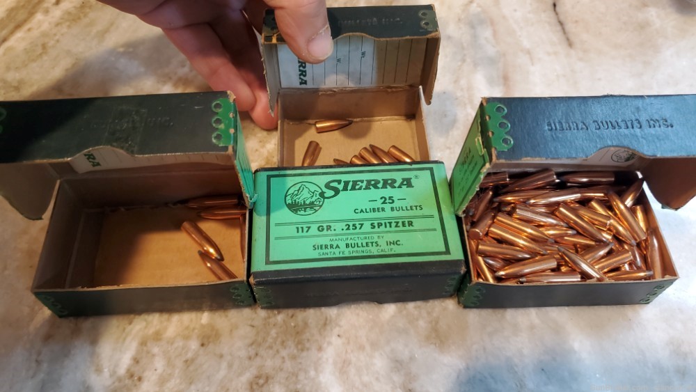 257 diameter Sierra bullets 215 count 117 & 87 grain $10.40 ship-img-1