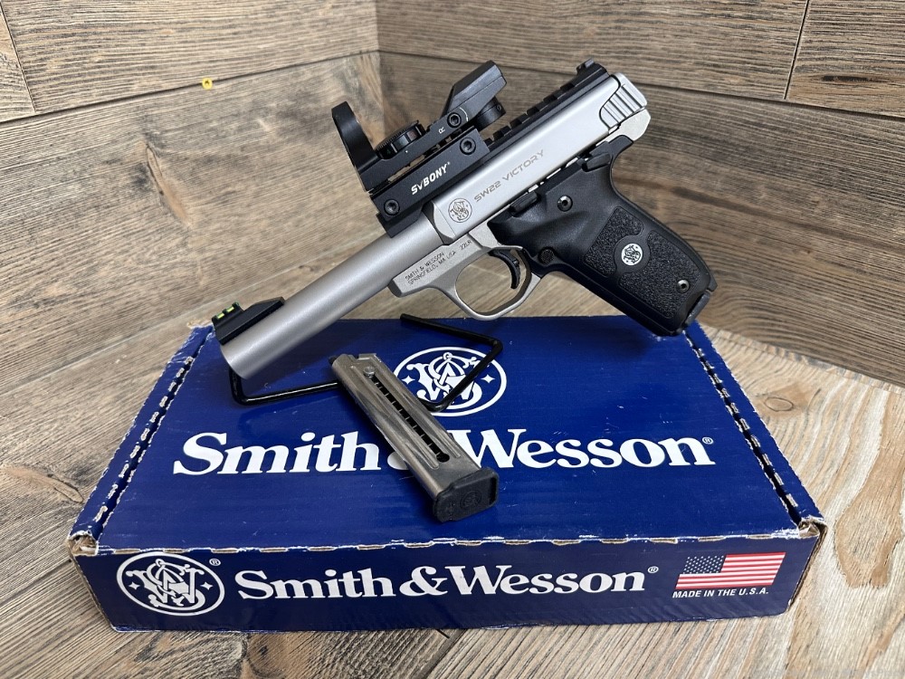Used Smith & Wesson SW22 Victory .22LR w/ Red Dot-img-5