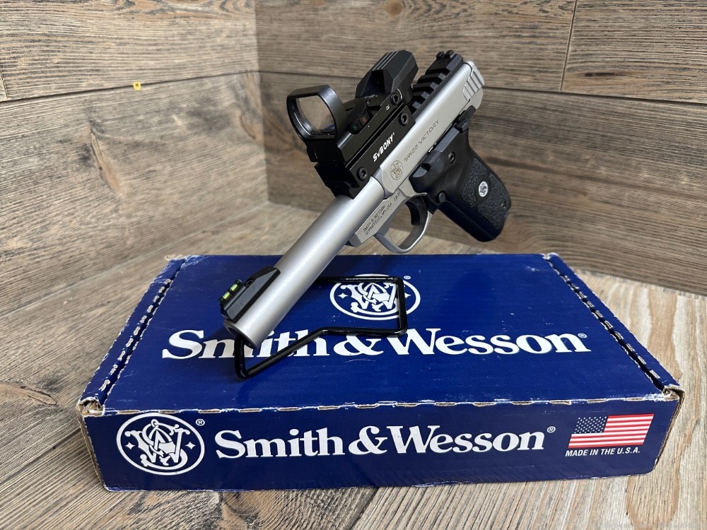 Used Smith & Wesson SW22 Victory .22LR w/ Red Dot-img-2
