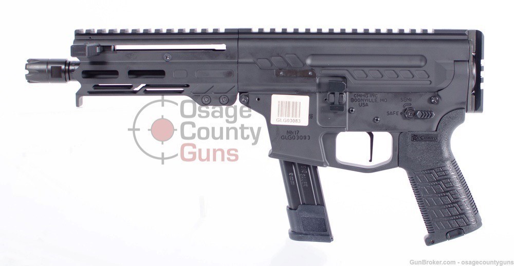 CMMG Dissent MK17 Pistol - 6.5" - 9mm - Black-img-1