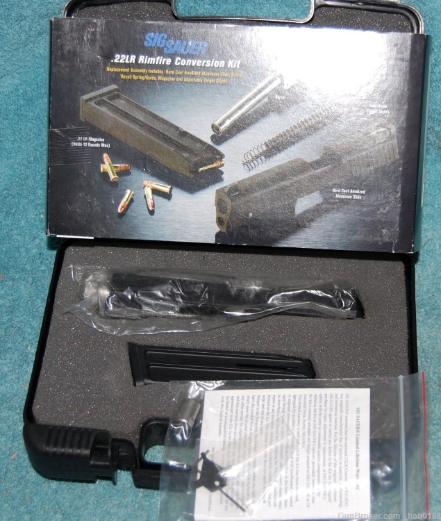 Sig Sauer P226 22 LR Conversion Kit w/ Box & Magazine Like New-img-0