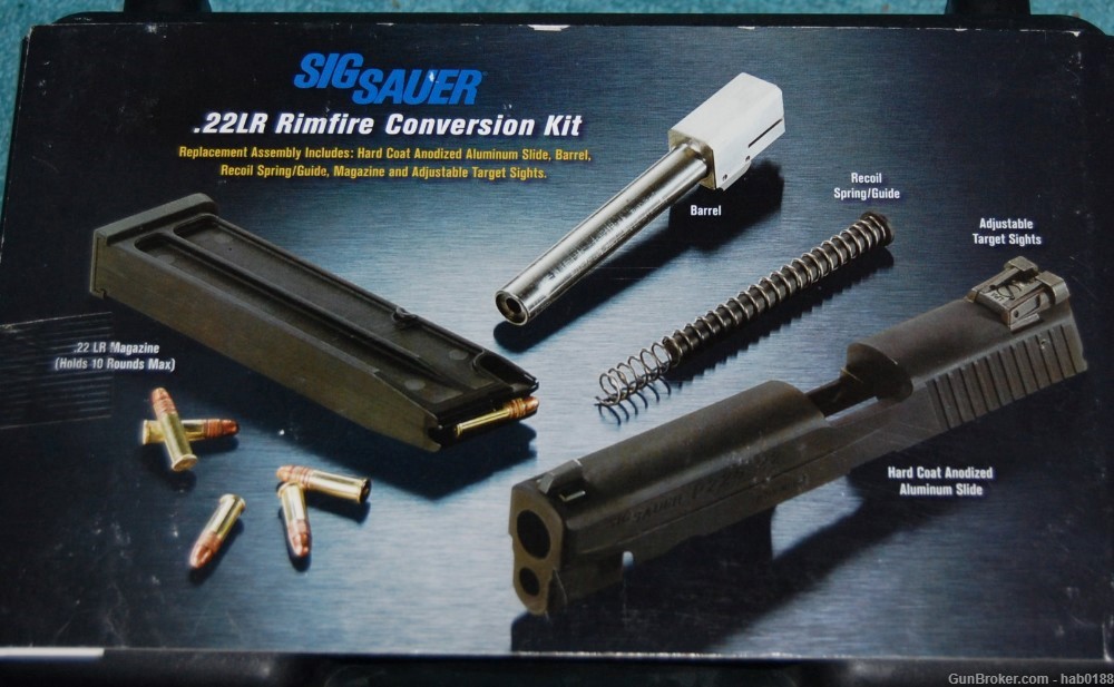 Sig Sauer P226 22 LR Conversion Kit w/ Box & Magazine Like New-img-1