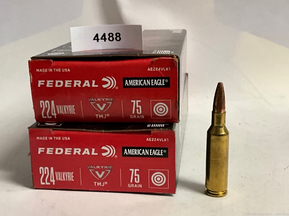 224 Valkyrie by Federal 75gr FMJ 40rds-img-0