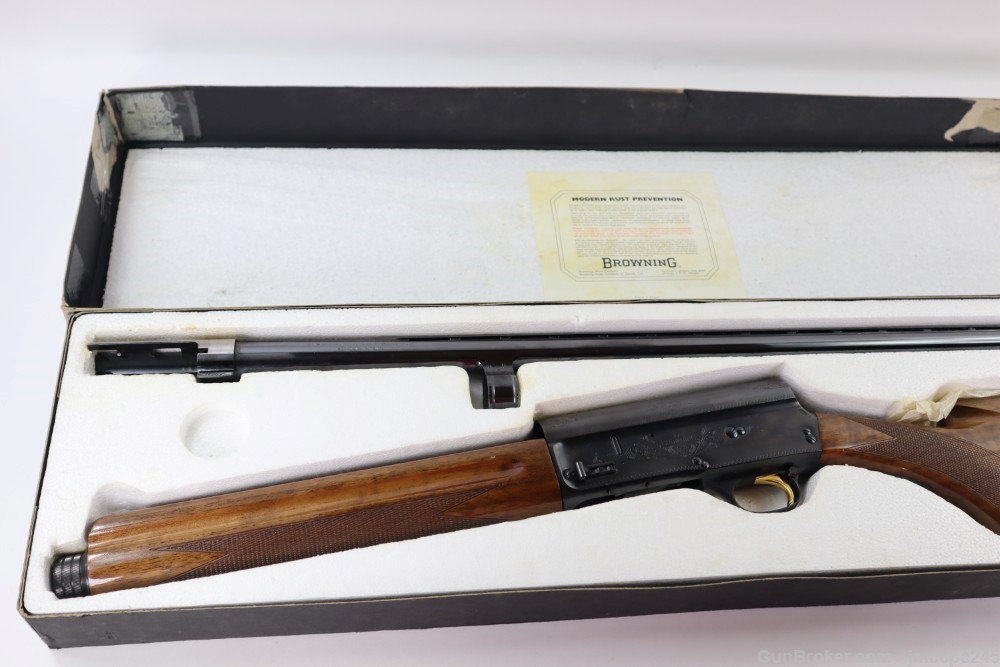 Rare Nice Browning A5 Light Twelve 12 Gauge Semi Auto Shotgun W/ Box 28" -img-4