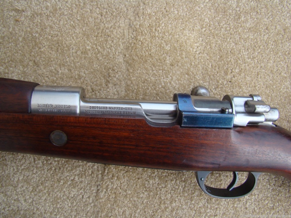 Minty Argentina  Argentino Model 1909 DWM 98 Mauser 7.65X53MM-img-17