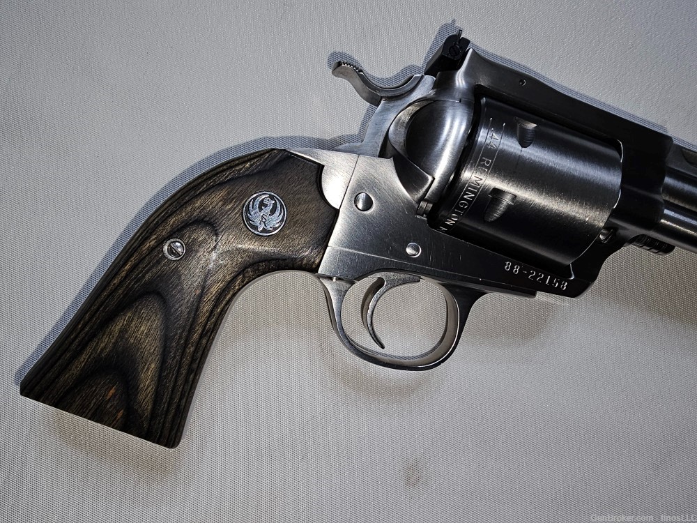 RUGER Bisley Hunter Super Blackhawk Revolver .44 mag Stainless 7.5" Barrel-img-5