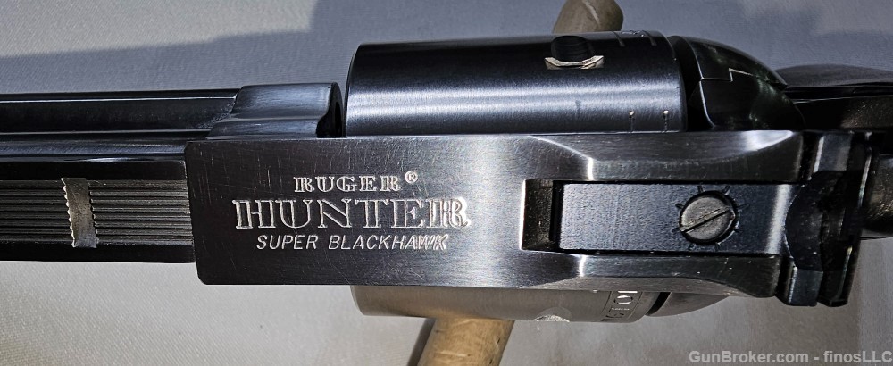 RUGER Bisley Hunter Super Blackhawk Revolver .44 mag Stainless 7.5" Barrel-img-11