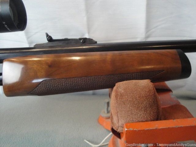 Remington 7600 Pump Rifle-270 Winchester Caliber-Wood Stock-Scoped-img-10