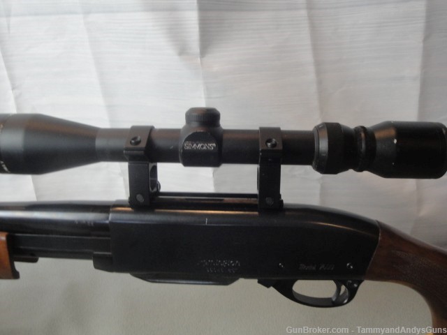 Remington 7600 Pump Rifle-270 Winchester Caliber-Wood Stock-Scoped-img-6