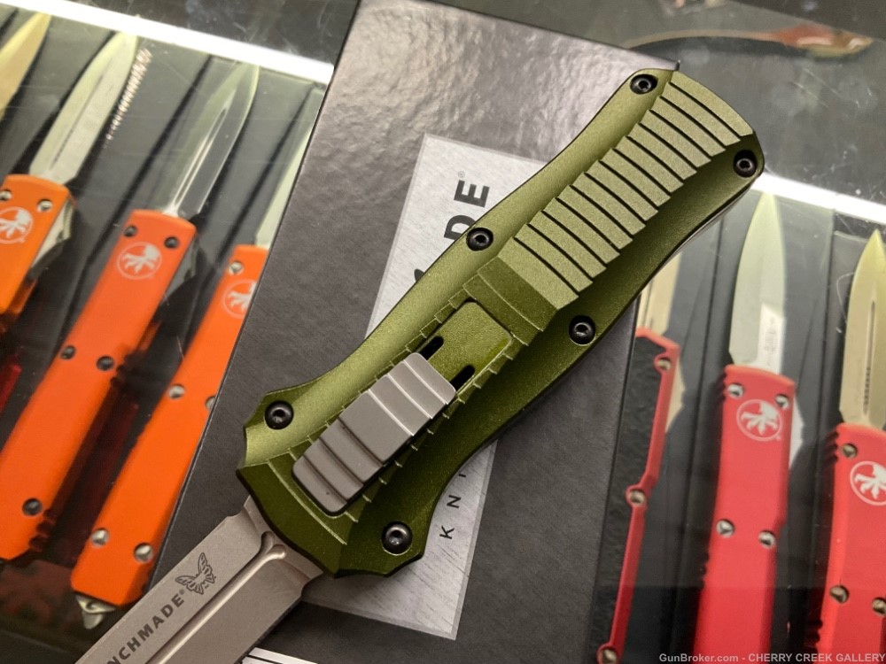 Benchmade limited edition infidel otf automatic od green knife USA-img-2