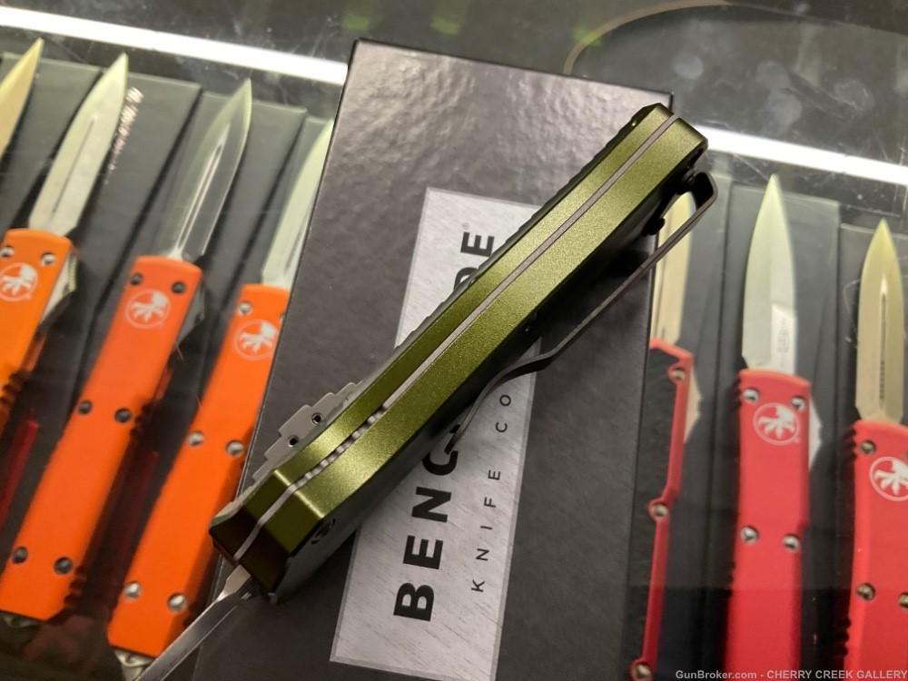 Benchmade limited edition infidel otf automatic od green knife USA-img-3