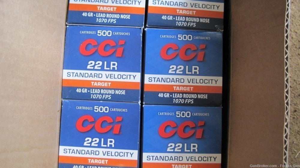 CCI 22Lr 40Gr Lead Round Nose 35 0035 Standard Velocity 5000 Rounds New-img-2