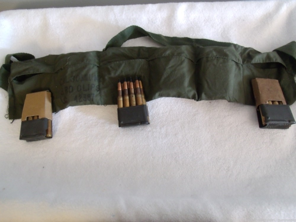 6 Black Tip Armor Piercing 30-06 Clips 48 Cartridges WW2 Garand Bandoler -img-0