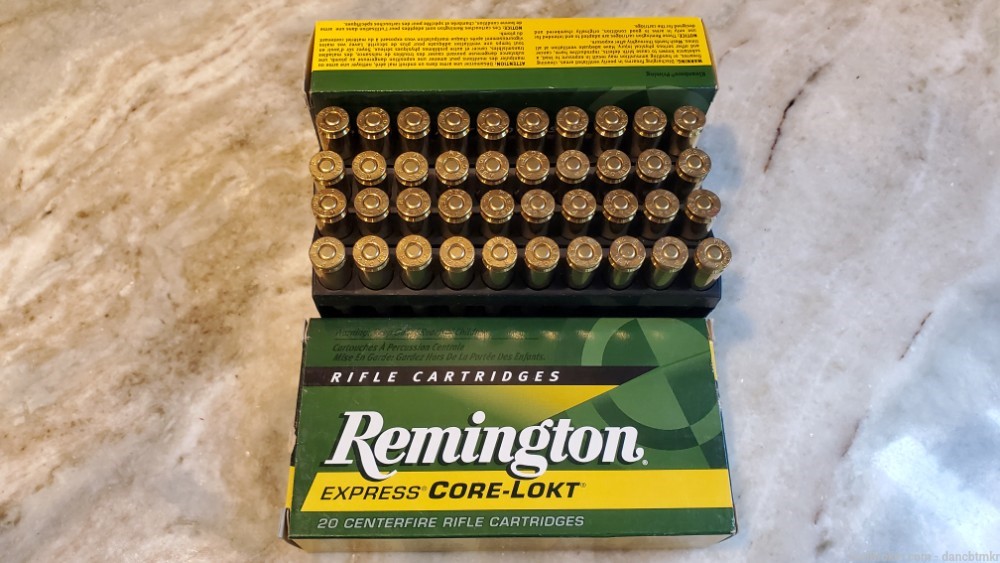 260 Remington - RP Rem brand NIB 2 full boxes - 40 rounds 140 Gr-img-1