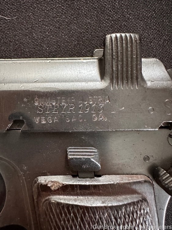 2nd year - Steyr-Hahn Model 1912 Semi-Automatic Pistol 9mm Steyr cal., 5"-img-2