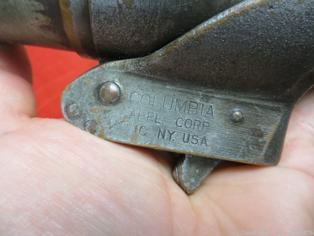 VINTAGE WW2 37MM MOD-3 FLARE GUN COLUMBIA APPL. CORP -img-12