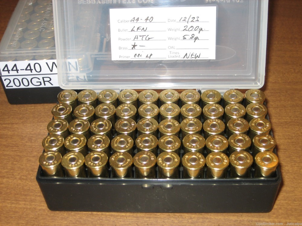 44-40 Winchester 200gr LFN (100 rds)-img-1