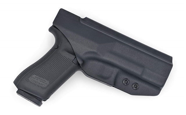 IWB KYDEX Holster (Optic Ready) fits: Glock 17 22 31 (Gen 1-5) Black / Left-img-1