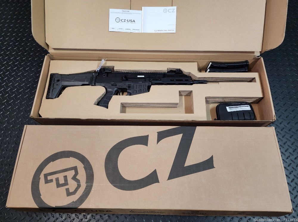 CZ BREN 2 Ms 5.56 Cal 8" Barrel SBR with CZ .922r compliance parts RARE NEW-img-11