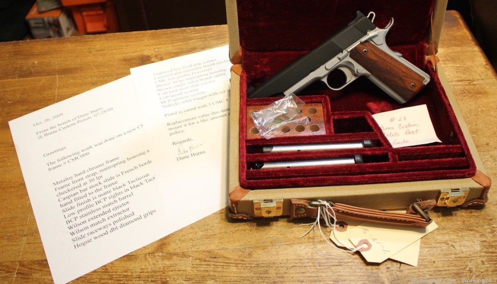 Dane Burns Best Grade 1911 45acp Custom with Original Build Sheet-img-0