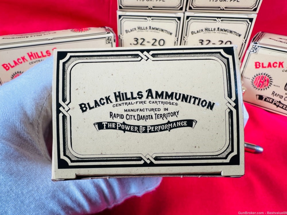BLACK HILLS AMMUNITION - 32-20 115 GR FPL 500 RDS FULL CASE SAME LOT NEW-img-6