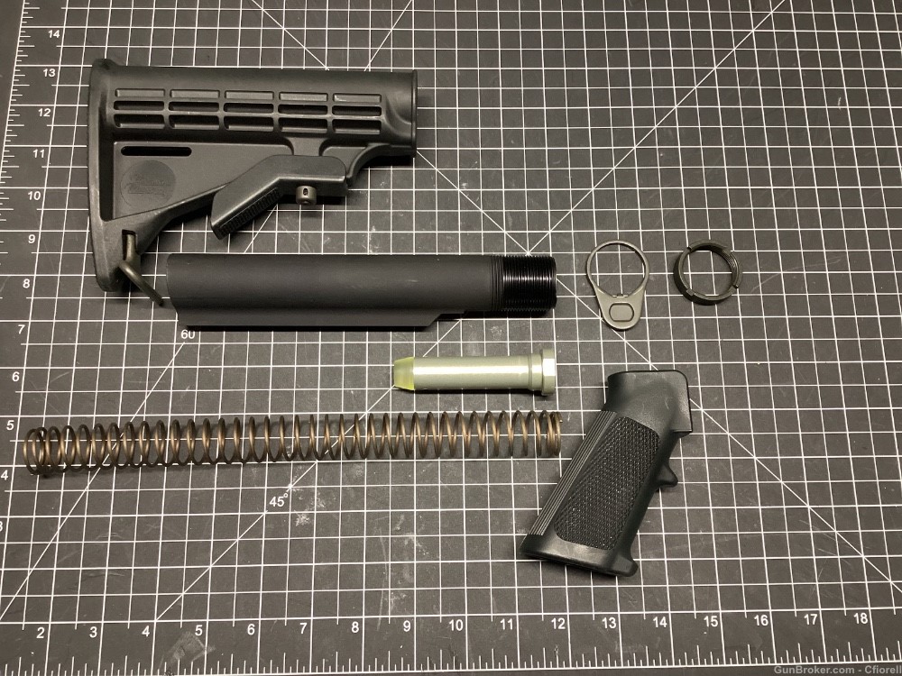 WINDHAM WEAPONRY COMPLETE AR-15 STOCK ASSEMBLY & PISTOL GRIP-img-0