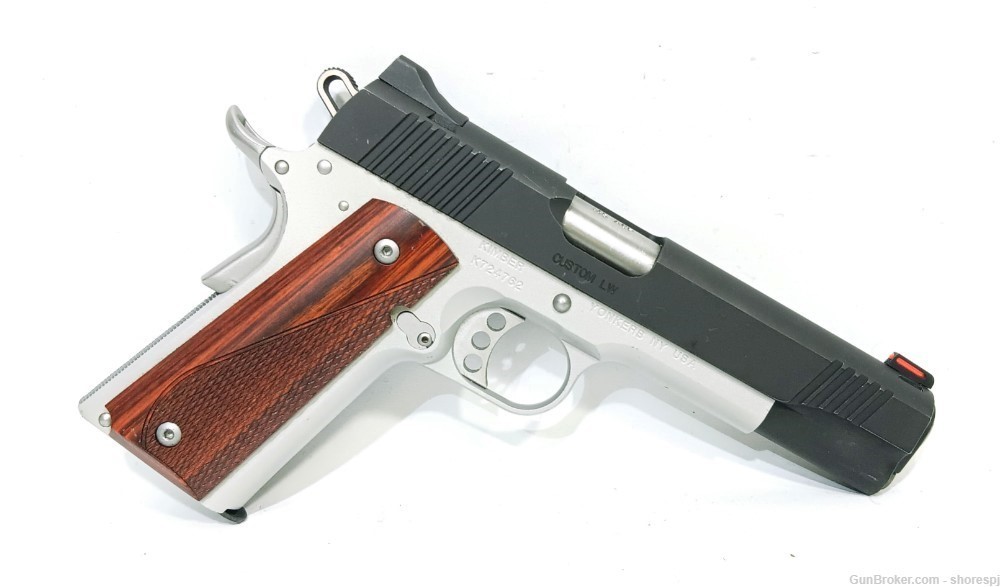 Kimber Custom LW 1911 .45ACP Semi-Auto Pistol (5", Stainless)-img-3