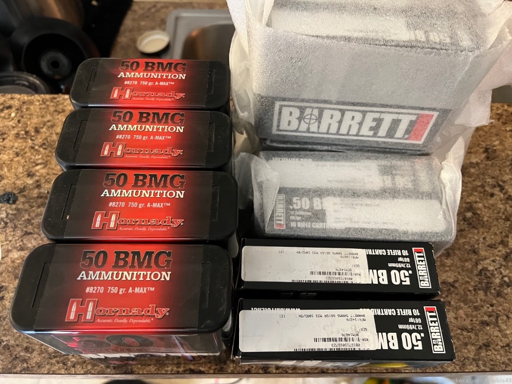 50 BMG LOT OF 120 rds-img-0