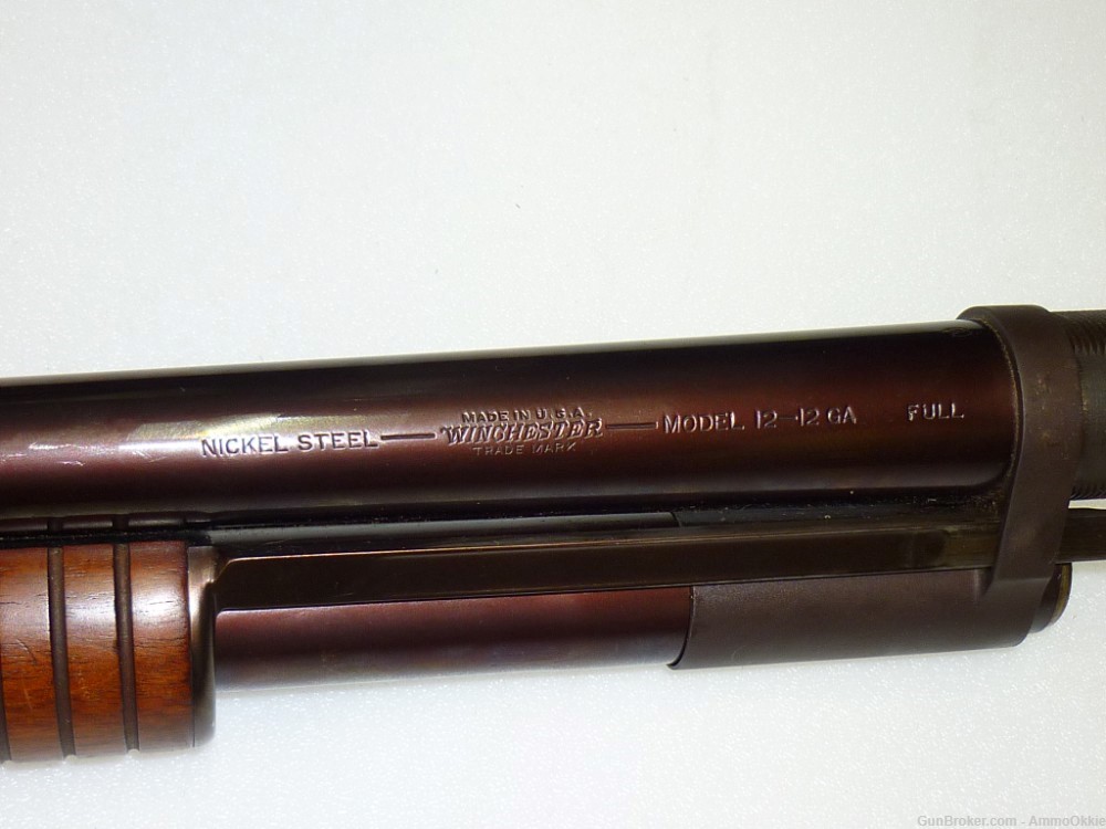 BARREL - Model 12 Winchester 30" 12ga Takedown NICKEL STEEL Win Mod 1912 -img-2