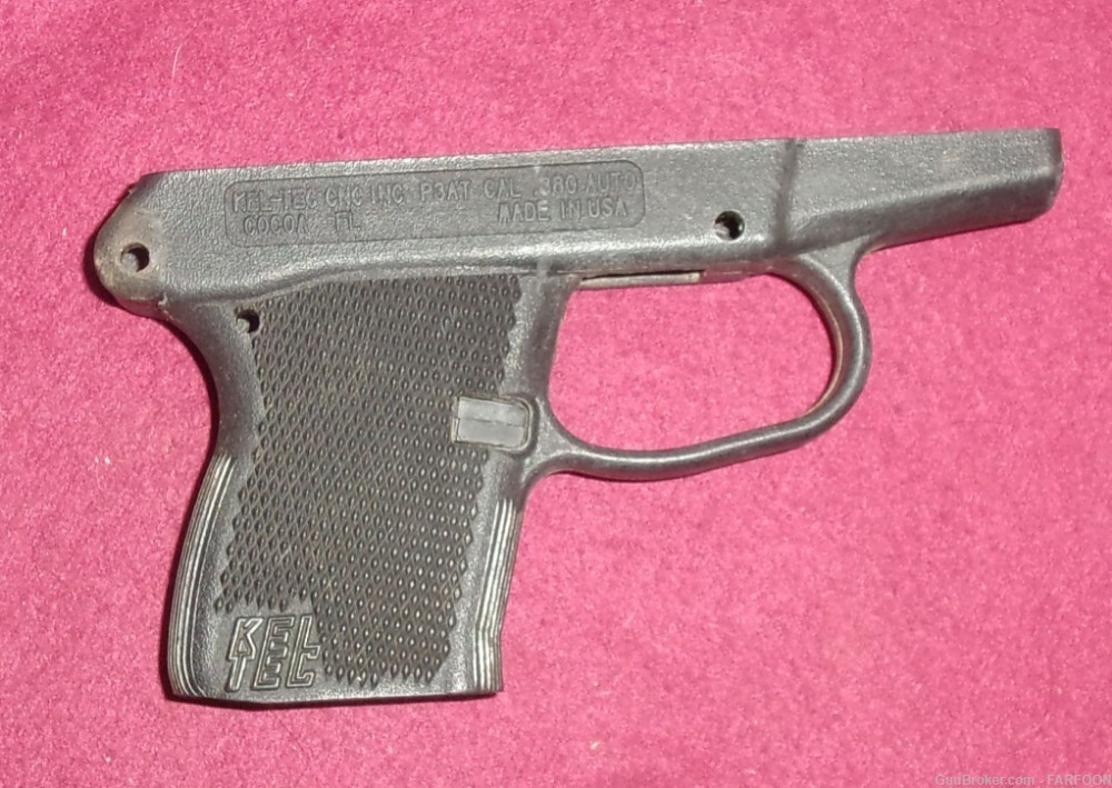 KEL-TEC P3AT (.380 ACP) GRIP FRAME & MAGAZINE CATCH ASSEMBLY-img-0