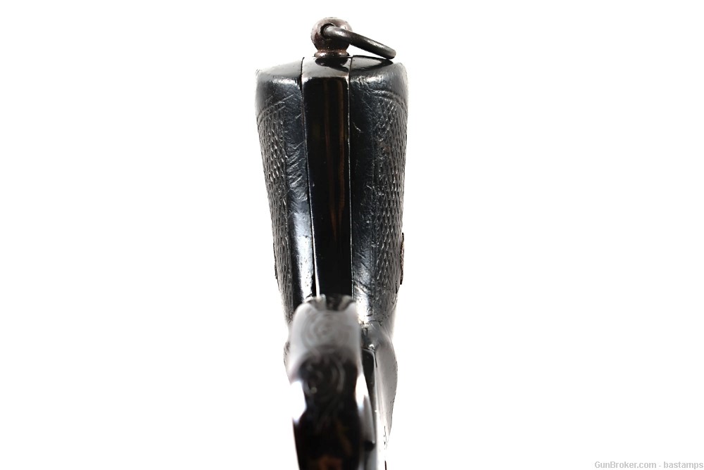 Engraved Belgian Lefaucheux Type 9mm Pinfire Revolver (Antique)-img-8