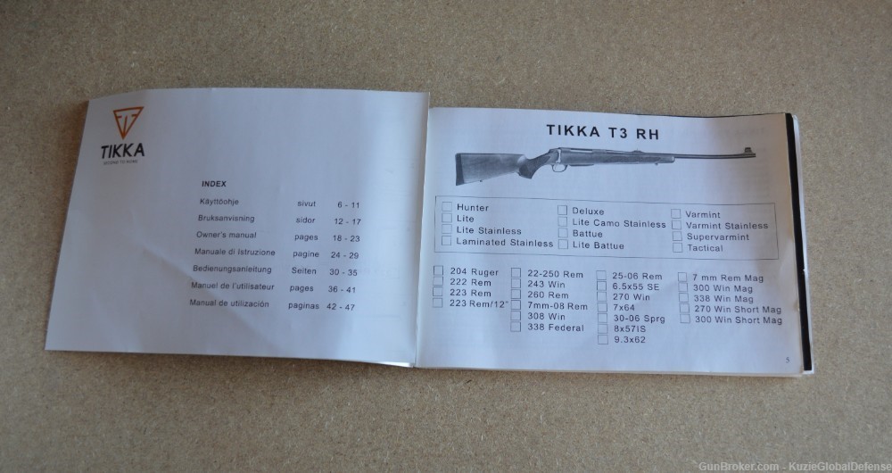 Tikka T3 manual-img-1