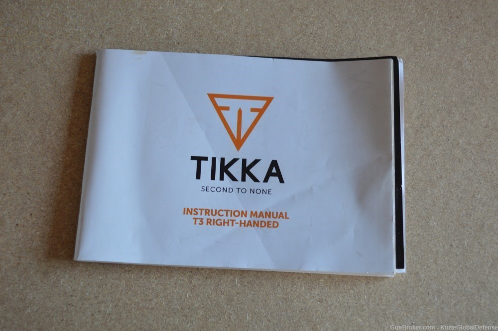 Tikka T3 manual-img-0