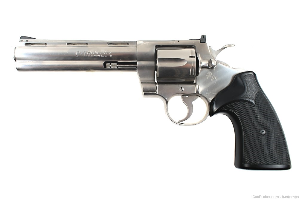 Colt Python Stainless Steel Model 357 Mag Revolver w/ Scope–SN:K93252-img-1
