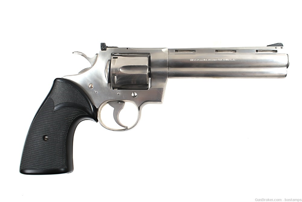 Colt Python Stainless Steel Model 357 Mag Revolver w/ Scope–SN:K93252-img-2