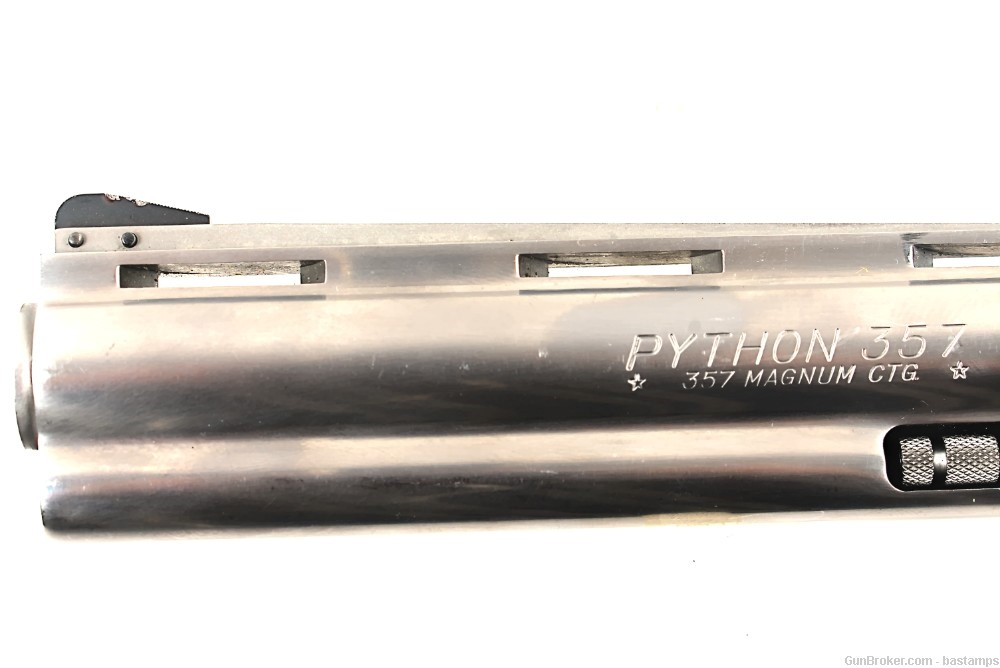 Colt Python Stainless Steel Model 357 Mag Revolver w/ Scope–SN:K93252-img-24