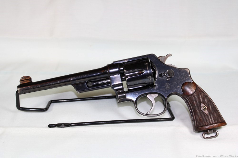 Smith & Wesson S&W  44HE Mof1926 Made 1927 Wolf & Klar Letter Book C&R     -img-1