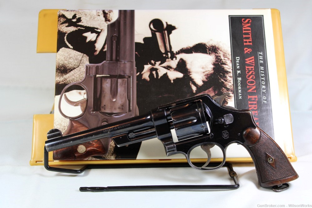 Smith & Wesson S&W  44HE Mof1926 Made 1927 Wolf & Klar Letter Book C&R     -img-0