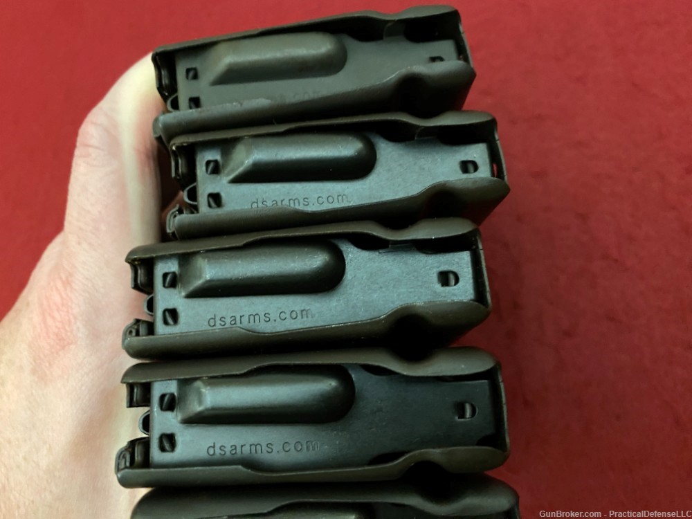 Lot of 5 Excellent Metric FAL 20rd steel magazines DSA marked 7.62 / 308-img-20