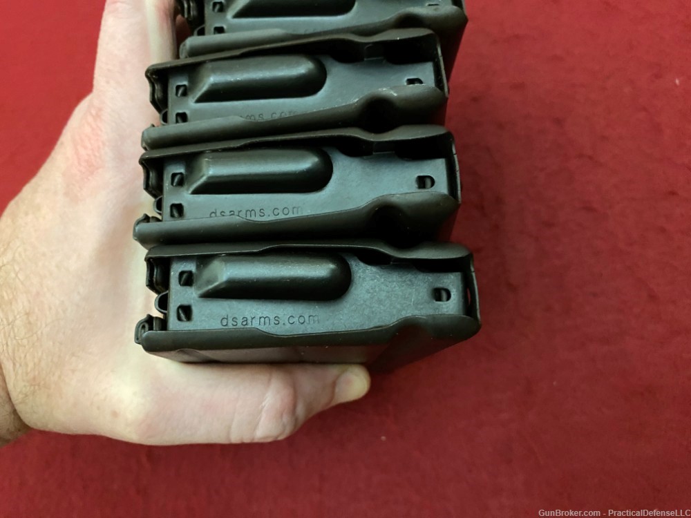 Lot of 5 Excellent Metric FAL 20rd steel magazines DSA marked 7.62 / 308-img-19